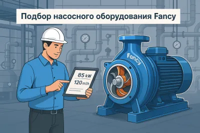 Подбор насосного оборудования Fancy под технологический процесс предприятия