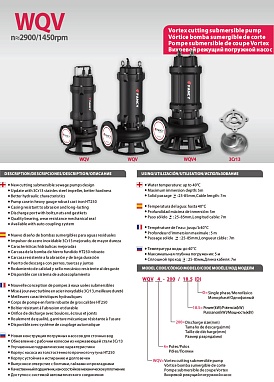 Fancy WQV pump catalog 50hz 2025